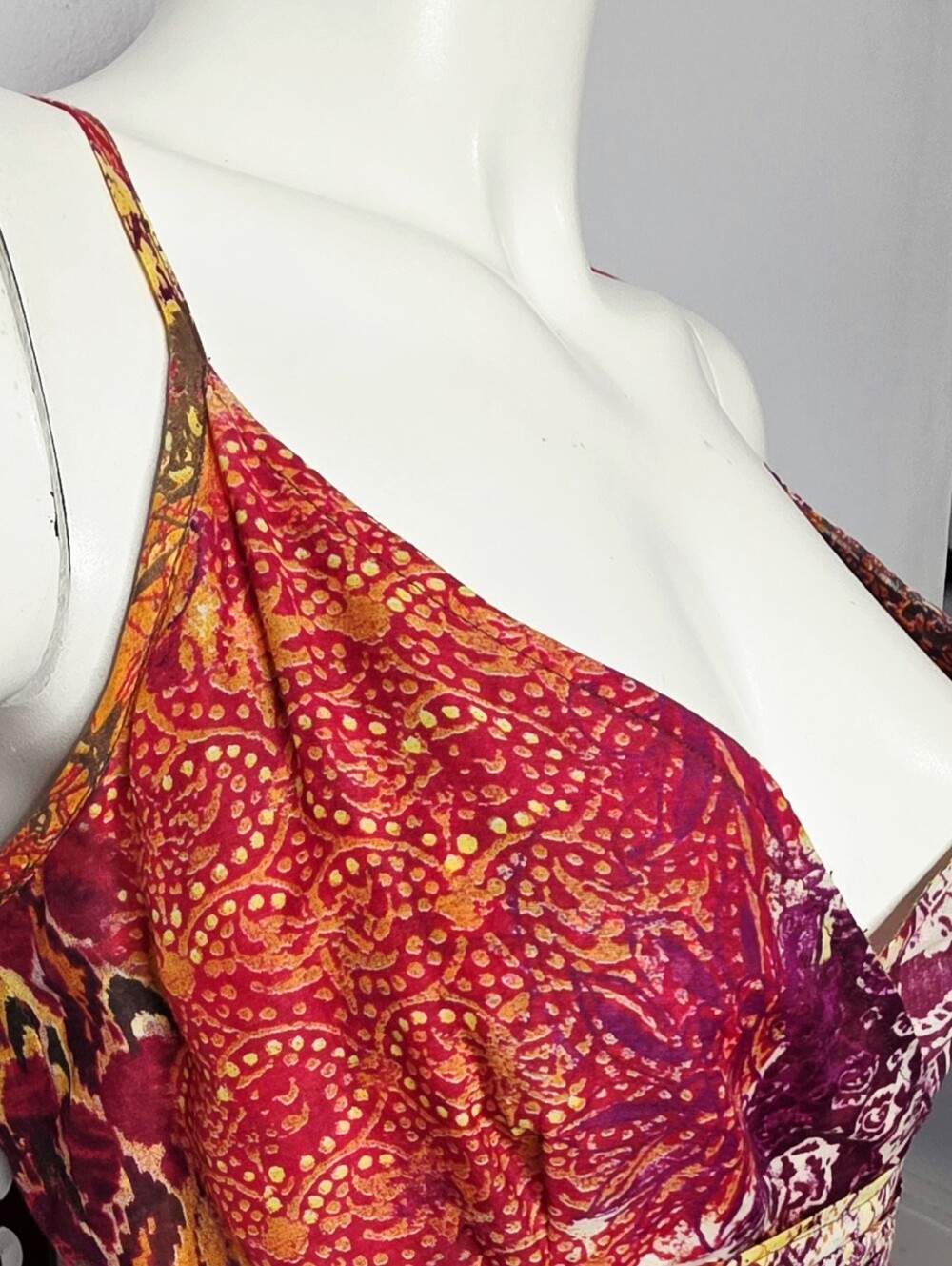 Vintage Y2K Boho Silk Blend Maxi Dress by Alba Conde - Picture 2 of 10